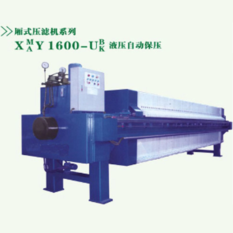 Van filter press series 1600 automatic pressure